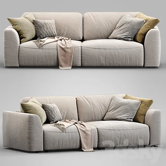 Sofa CAYRON Happy Light 3DModel Sofa CAYRON Happy Light 3DModel