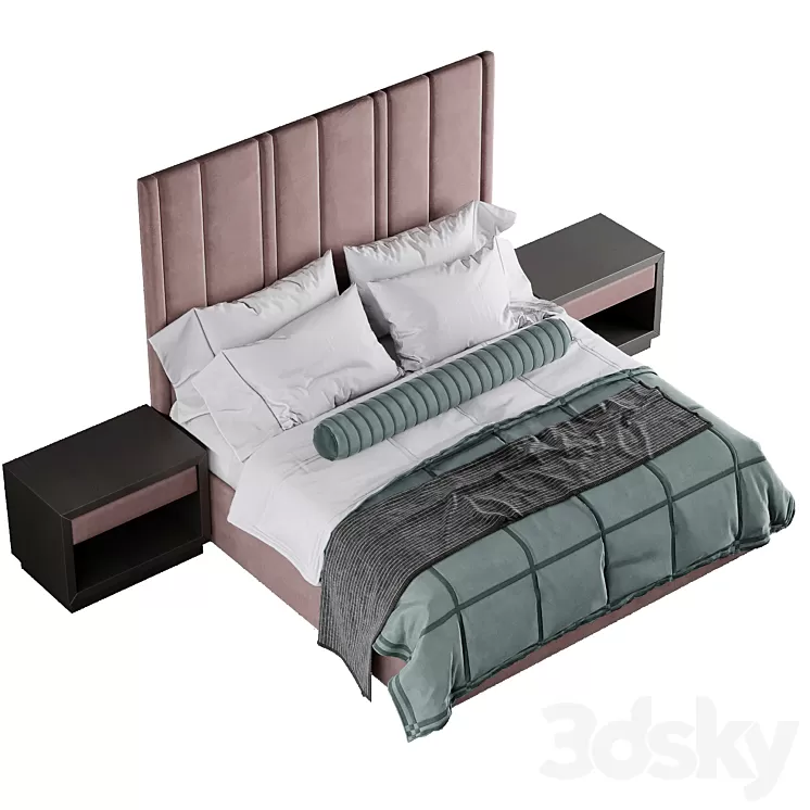 Sofa & Chair Company Bed Theo 3D Model