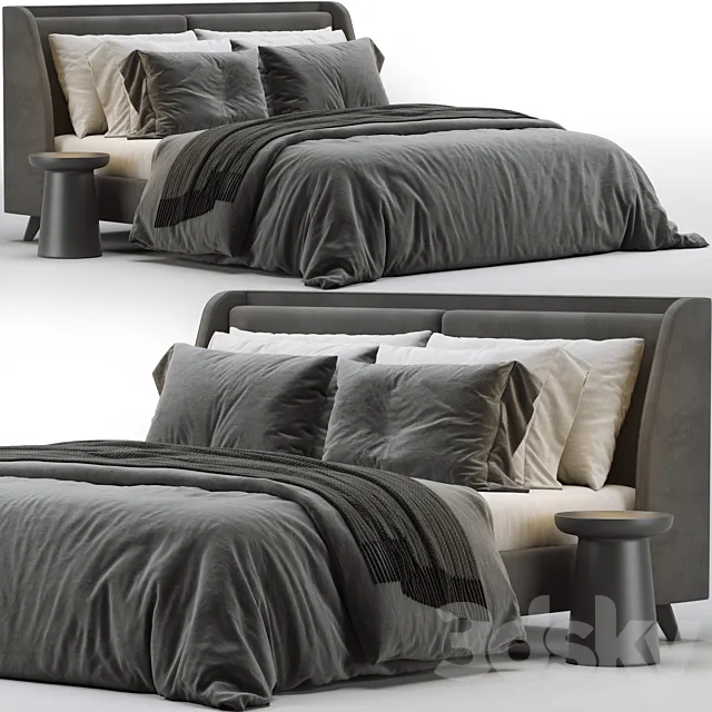 Sofa & Chair Company Enzo Bed 3D Model Sofa & Chair Company Enzo Bed 3D Model