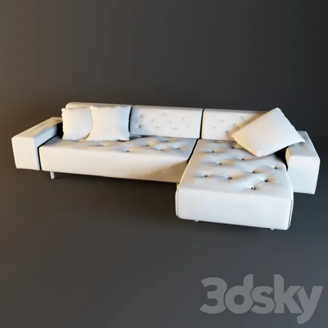 sofa CHANCE Italian factory desiree (Gruppo Euromobil) 3D Model