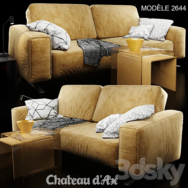 Sofa Chateau Dax 2644 3DModel Sofa Chateau Dax 2644 3DModel