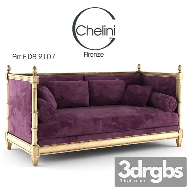 Sofa Chelini 3D Model Download