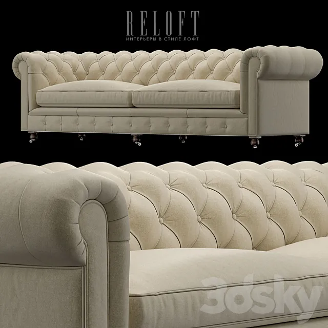 SOFA Chesterfield Kingston 56860561 BLSA 3D Model SOFA Chesterfield Kingston 56860561 BLSA 3D Model