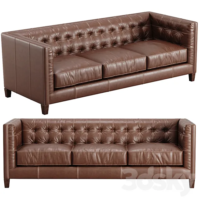 SOFA CIGAR Four Hands 3D Model SOFA CIGAR Four Hands 3D Model