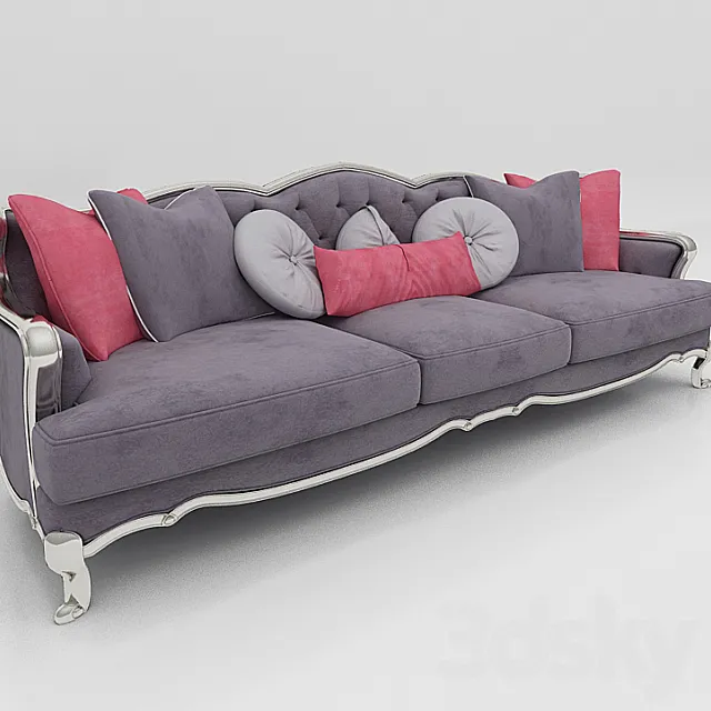 sofa classic 3D Model sofa classic 3D Model