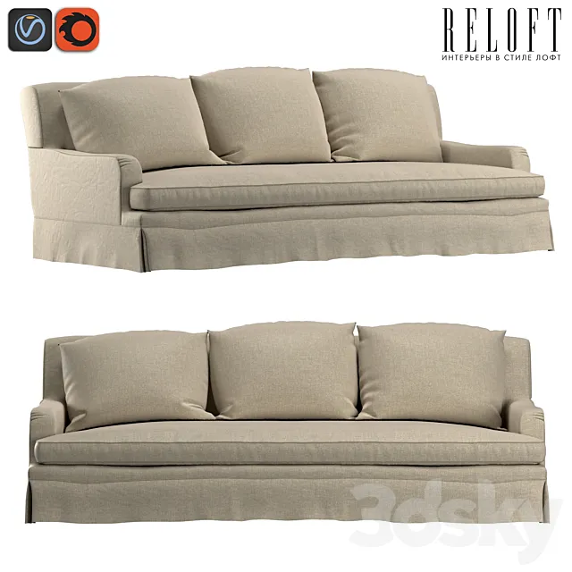SOFA CLASSIC 57680395 BLSA 3D Model