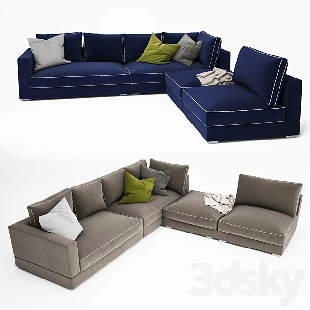 Sofa collection 06 3D Model