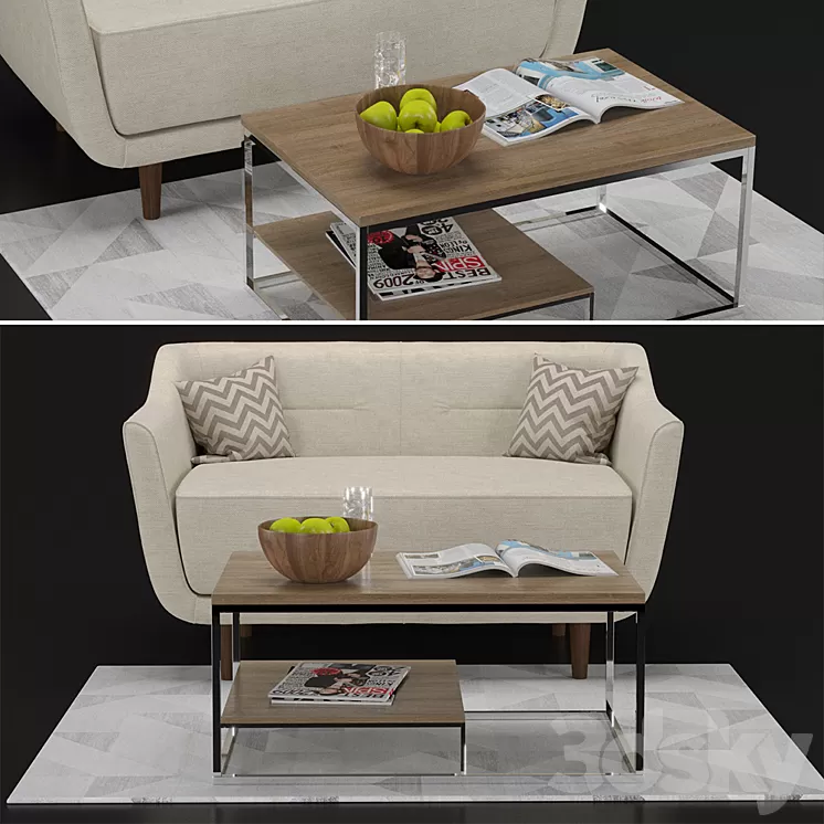 Sofa "Condor" 3D Model