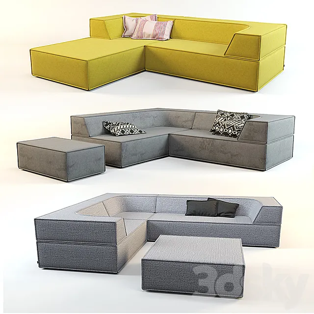 Sofa COR Trio 3D Model Sofa COR Trio 3D Model