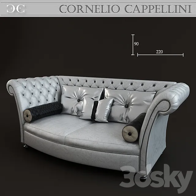 Sofa Cornelio Cappellini 3D Model