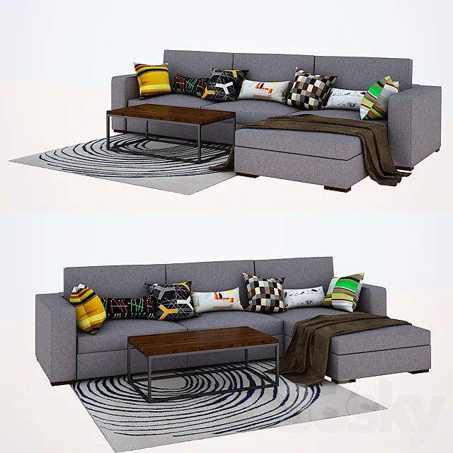 sofa corner 3D Model sofa corner 3D Model