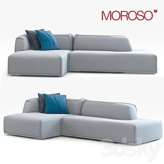 Sofa Couch Massas Moroso 3D Model Sofa Couch Massas Moroso 3D Model
