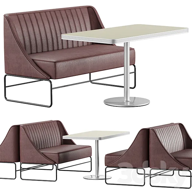 Sofa crap table 3D Model