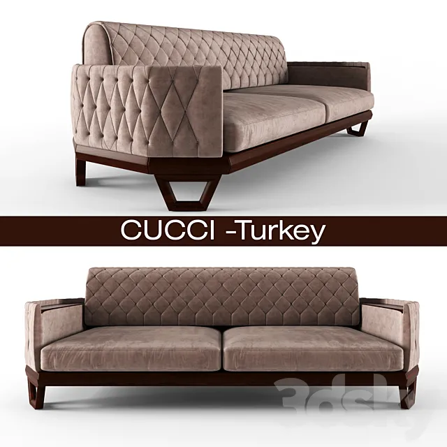 sofa Cucci-Turkey 3D Model