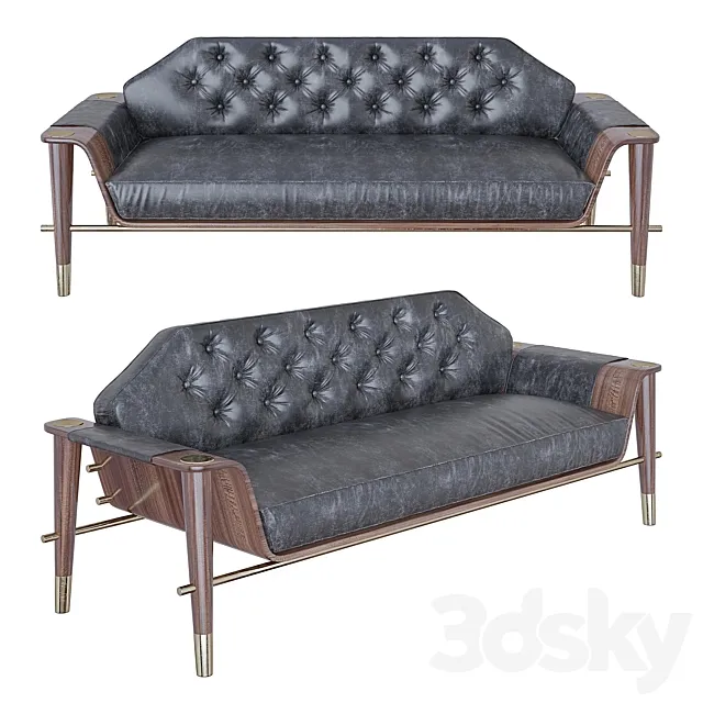 Sofa Curtis 3D Model