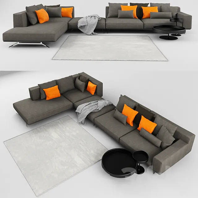 Sofa Dalton Soft 3D Model