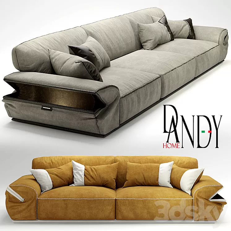 Sofa Dandy Sofa mod Limousine 3D Model