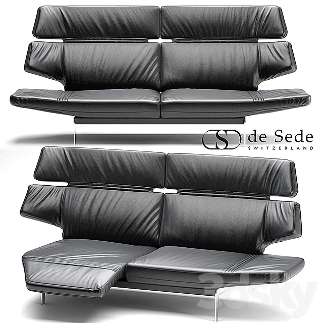 Sofa de Sede DS-480 3D Model Sofa de Sede DS-480 3D Model
