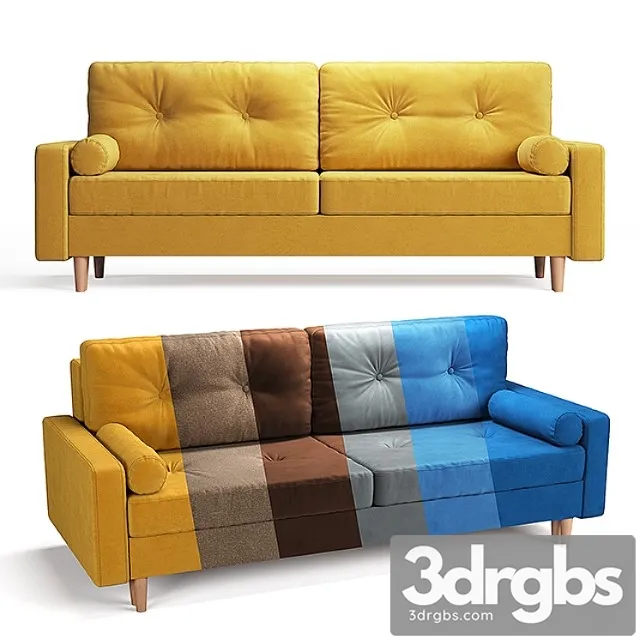Sofa deans 2 3D Model Download