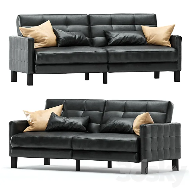 Sofa DHP Miller Futon 3D Model