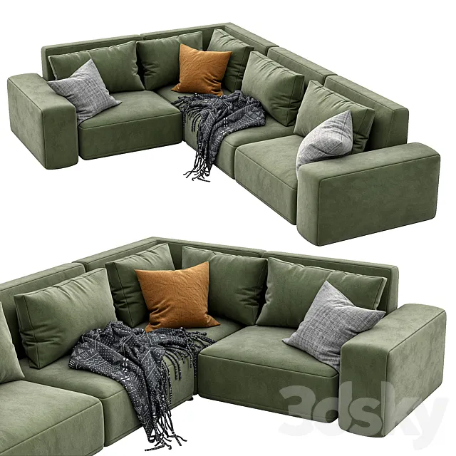 Sofa dienne cross 3DModel Sofa dienne cross 3DModel