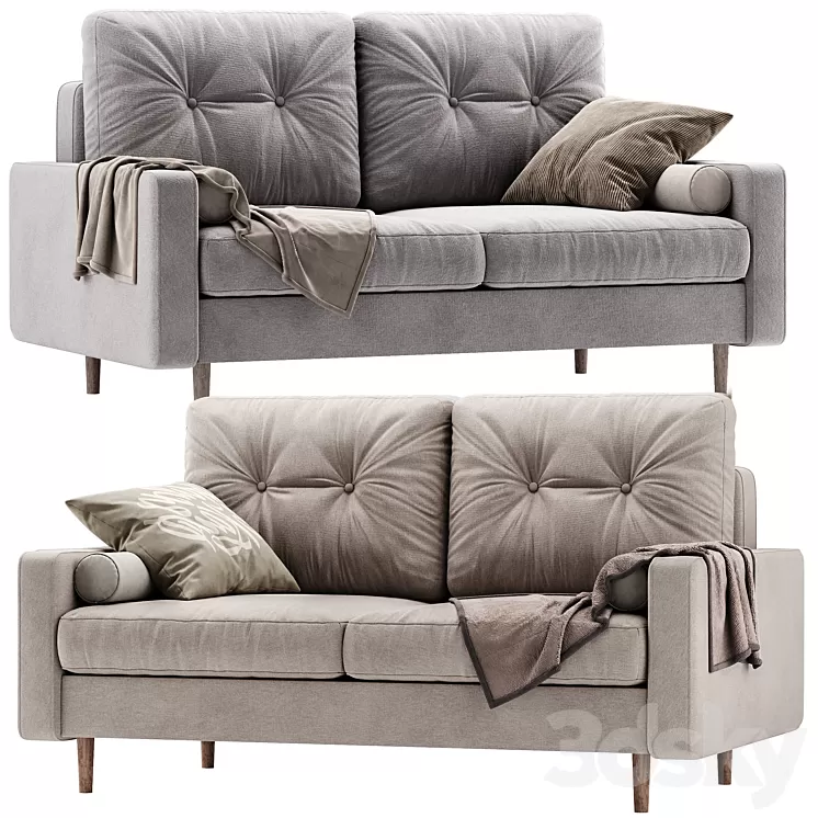 Sofa Dins Mini from Divan ru 3D Model Free Download