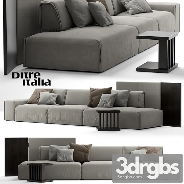 Sofa ditreitalia monolith 2 3D Model Download