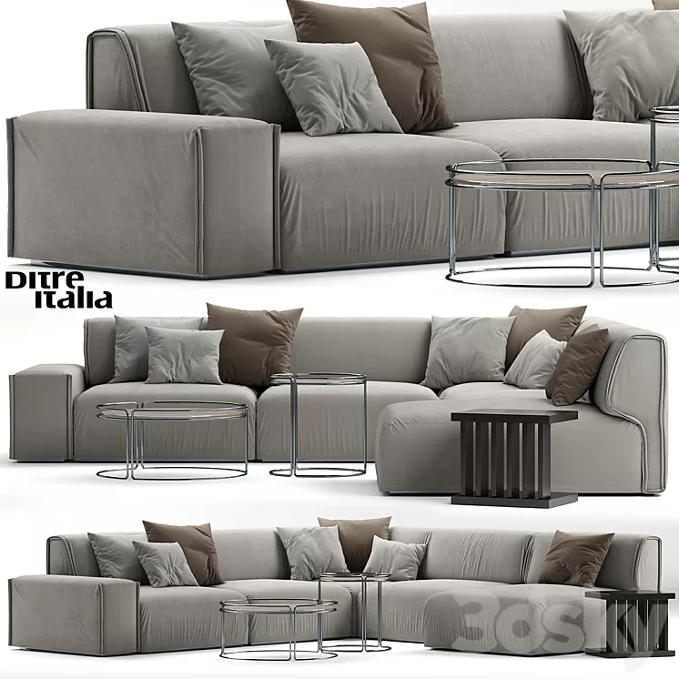 Sofa ditreitalia monolith 3D Model