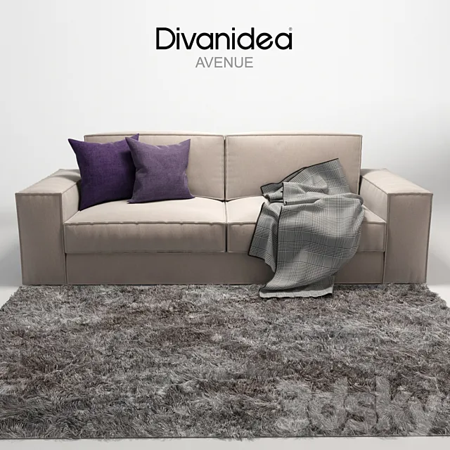 Sofa Divanidea AVENUE 3DModel Sofa Divanidea AVENUE 3DModel