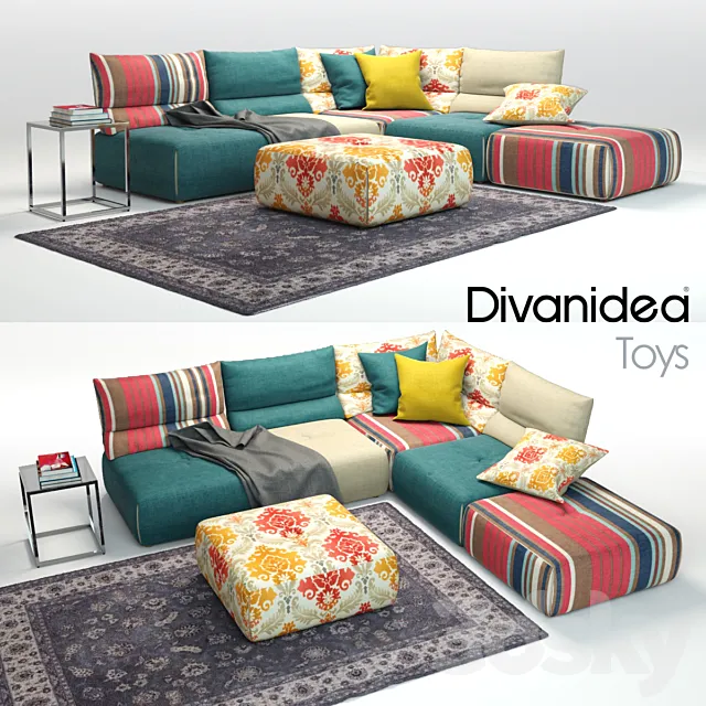 Sofa Divanidea Toys 3DModel Sofa Divanidea Toys 3DModel