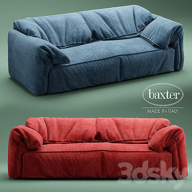Sofa DIVANO CASABLANCA SOFA baxter 3DModel Sofa DIVANO CASABLANCA SOFA baxter 3DModel