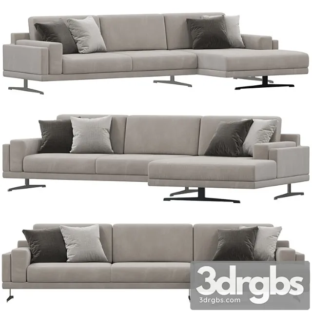Sofa doimo salotti york 2 3D Model Download