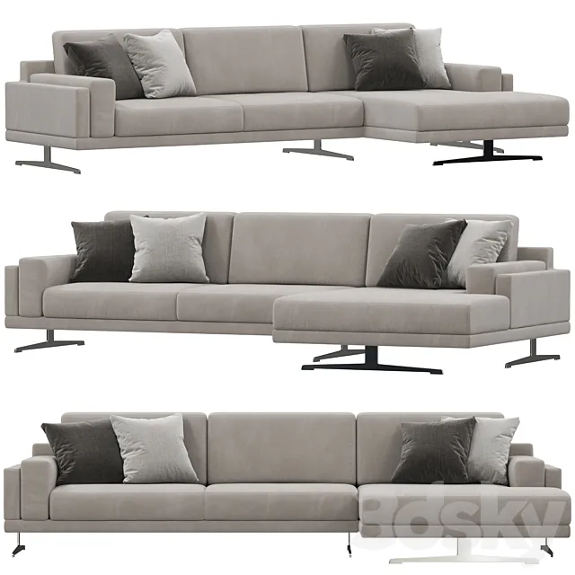 Sofa Doimo Salotti York 3D Model