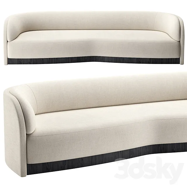 Sofa Dune _ Philippe Hurel 3DModel Sofa Dune _ Philippe Hurel 3DModel