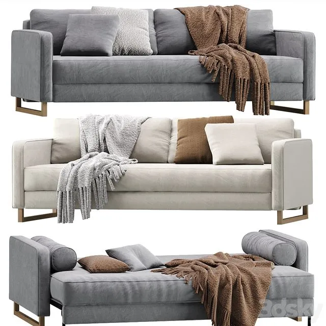 Sofa Dunst Velvet Light Divan ru 3D Model Sofa Dunst Velvet Light Divan ru 3D Model