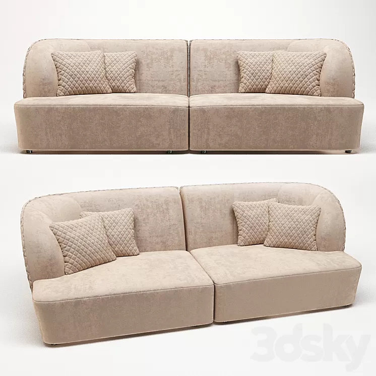 Sofa DV Home Charlotte 3D Model