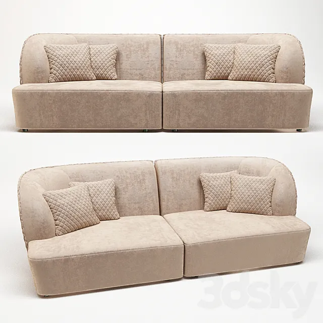 Sofa DV Home Charlotte 3DModel Sofa DV Home Charlotte 3DModel