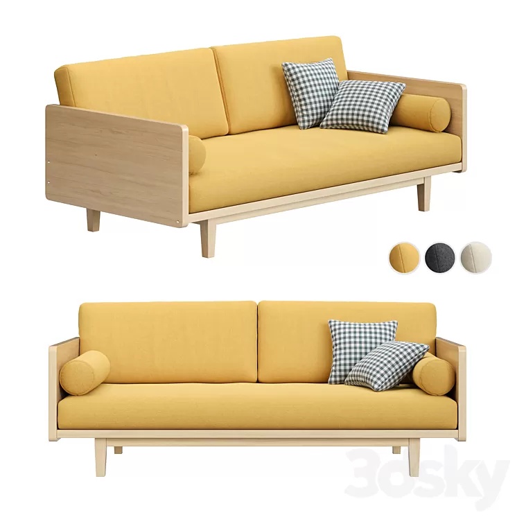 Sofa Dwalin from ARSKO 3D Model Free Download