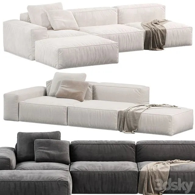 Sofa Ebi Happy Grafit Loft sofa 6 3D Model Sofa Ebi Happy Grafit Loft sofa 6 3D Model