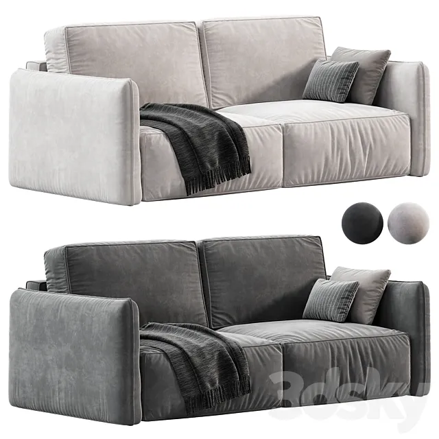 Sofa Ebi mini by Divan.ru 3D Model Sofa Ebi mini by Divan.ru 3D Model