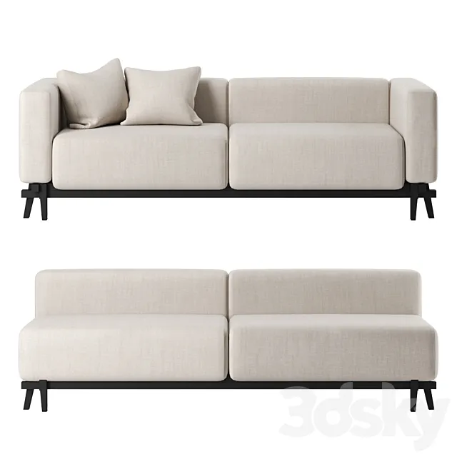 SOFA EIGHT MODULAR by De La Espada set 2 3D Model SOFA EIGHT MODULAR by De La Espada set 2 3D Model
