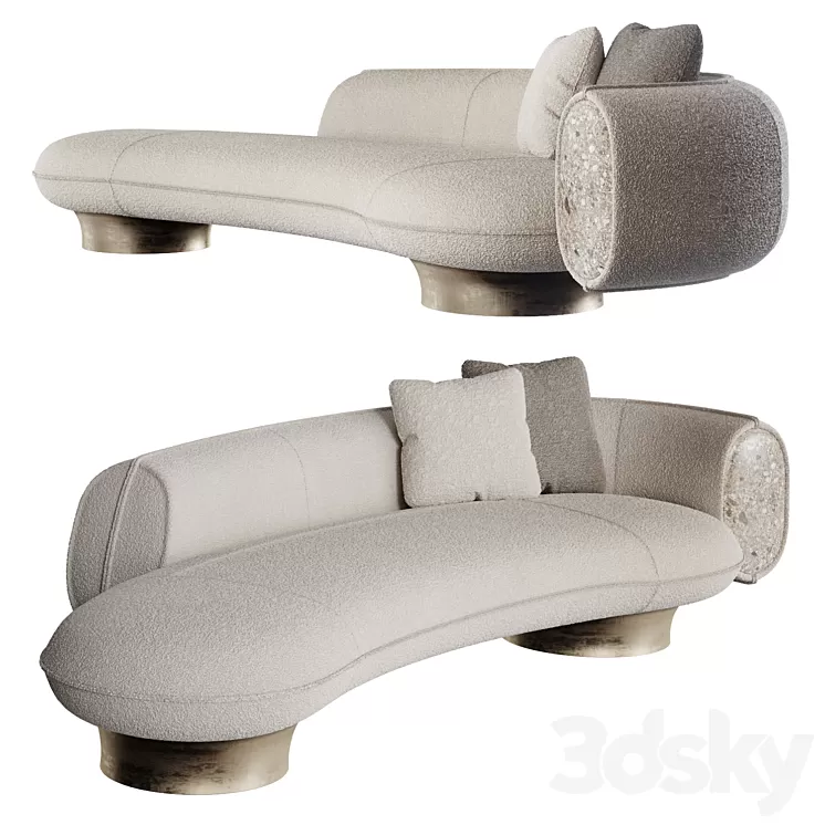 Sofa ENNE SUSPENCE B 3D Model Free Download