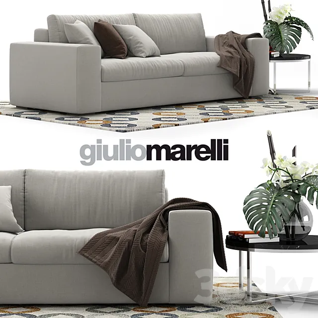 sofa Epika. Giulio Marelli 3DModel sofa Epika. Giulio Marelli 3DModel
