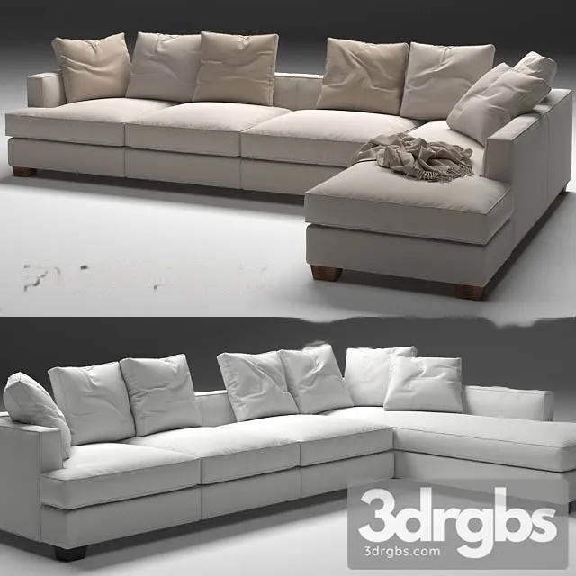 Sofa Eros Flexform 01 3D Model Download Sofa Eros Flexform 01 3D Model Download