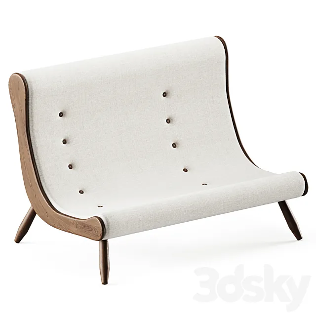 Sofa Eve by Hookl und Stool 3DModel Sofa Eve by Hookl und Stool 3DModel