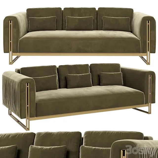 Sofa Fatal Sunpan 3D Model