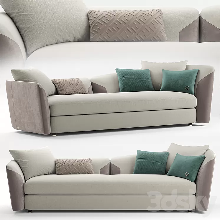 Sofa FENDI CEASAR 3D Model