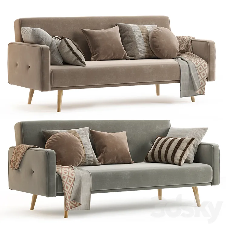 Sofa Fida 3D Model Free Download