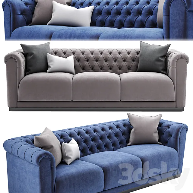 Sofa Figaro TOSCONOVA 3D Model