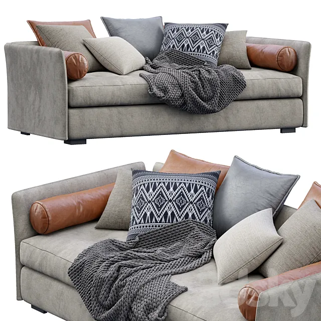 Sofa FIGI ISOLOTTO 2 3D Model Sofa FIGI ISOLOTTO 2 3D Model